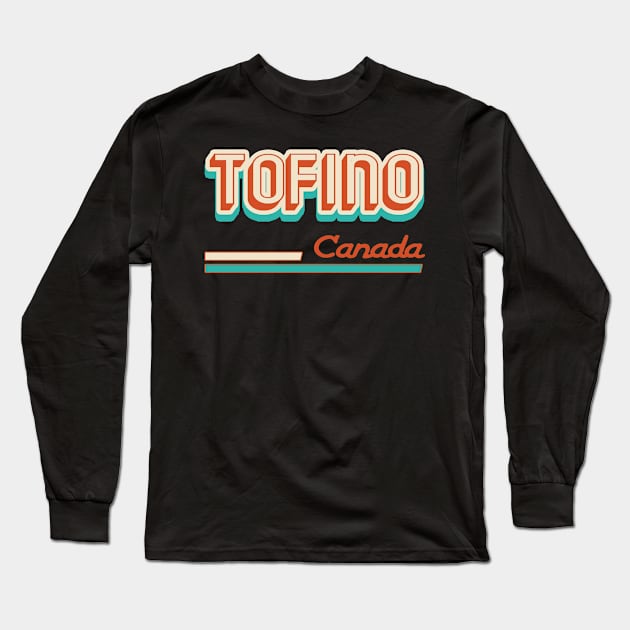 Tofino Canada surf beach Long Sleeve T-Shirt by LiquidLine